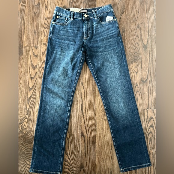 DL1961 Womens Blue Denim Zippered Pocketed Skinny High Waist Jeans main image 1